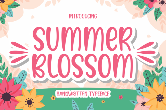 A Web Designer's Look at the Summer Blossom Font