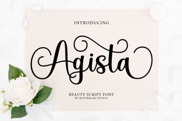 Agista: Why This Script Font Strengthens Your Campaign Visuals