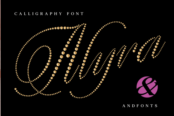Alyra: A Distinctive Dot-Based Font for Editorial Design