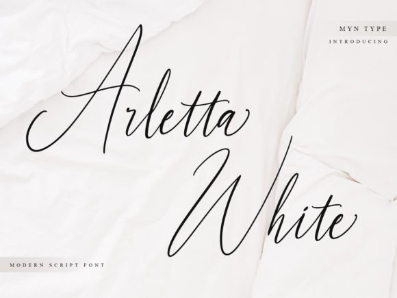 Arletta White: A Script Font That Elevates Small Business Branding