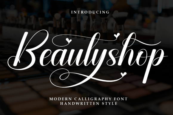 Beautyshop: A Handwritten Font Built for Editorial Storytelling