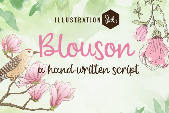 Blouson: A Script Font That Brings Brand Stories to Life