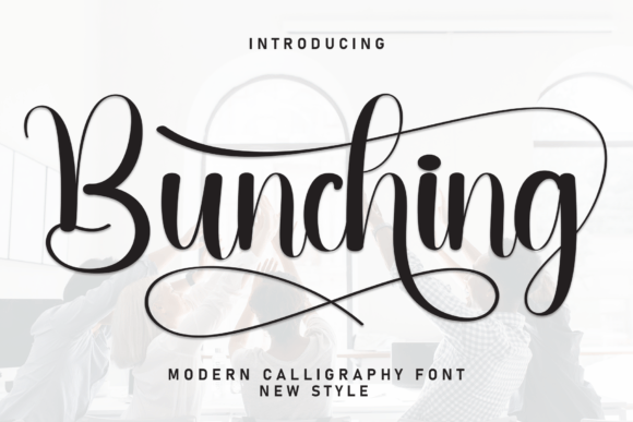 Bunching: A Handwritten Font for Warm Editorial Design