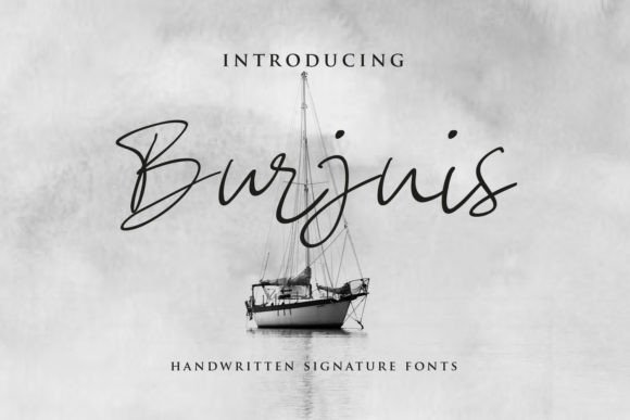 Burjuis: A Handwritten Script Font for Editorial Design