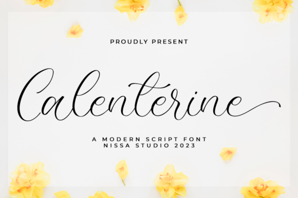 Calenterine: A Script Typeface That Brings Warmth to Brand Design