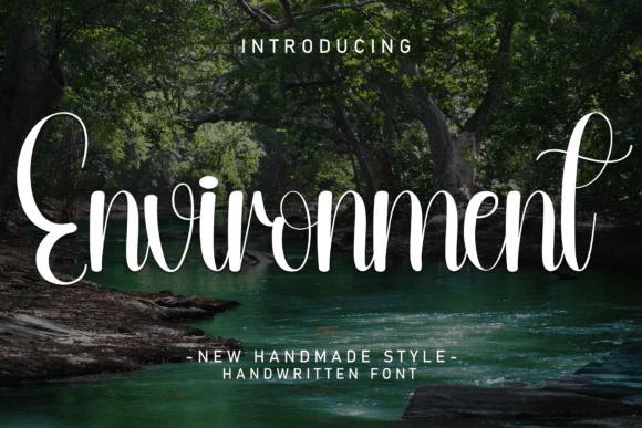Environment Font: A Handwritten Typeface for Editorial Design