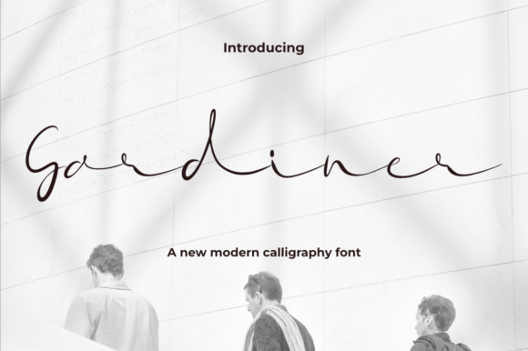Gardiner: A Modern Signature Font That Elevates Handmade Goods