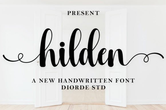 Hilden Font Review: A Handwritten Typeface for Elegant Branding