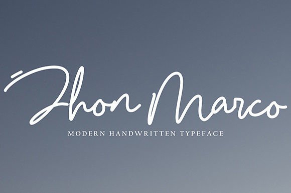 Jhon Marco: A Script Font That Lifts Campaign Visuals