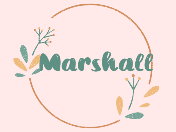 Marshall Script Font: Handcrafted Character for Product Makers