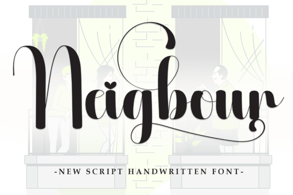 Neigbour Font: A Handwritten Script for Branding Projects