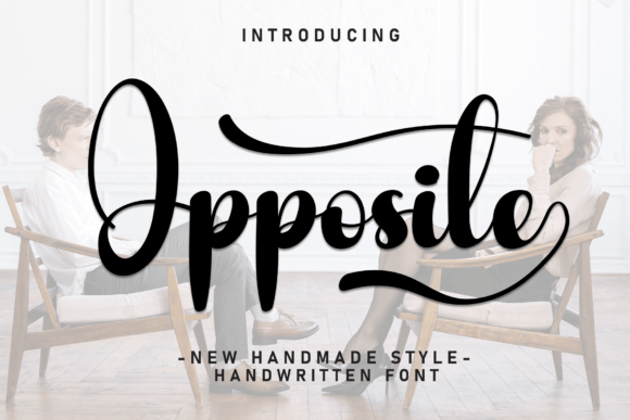 Opposite Font: A Friendly Handwritten Option for Campaigns