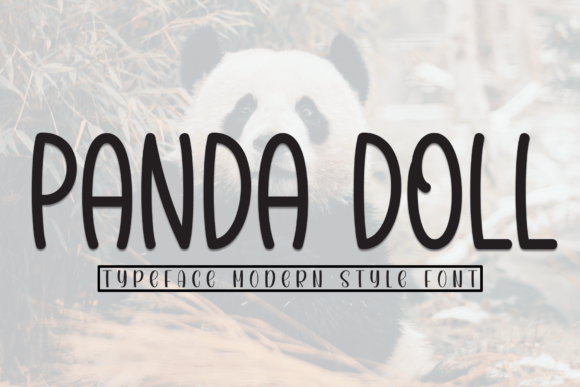 Panda Doll Brings Playful Charm to Handwritten Branding Projects