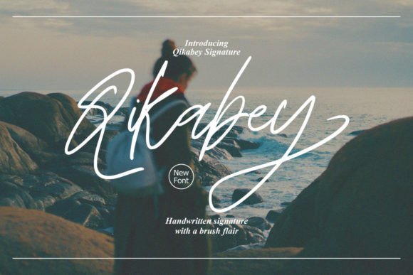 Qikabey: An Elegant Script Font for Editorial Design