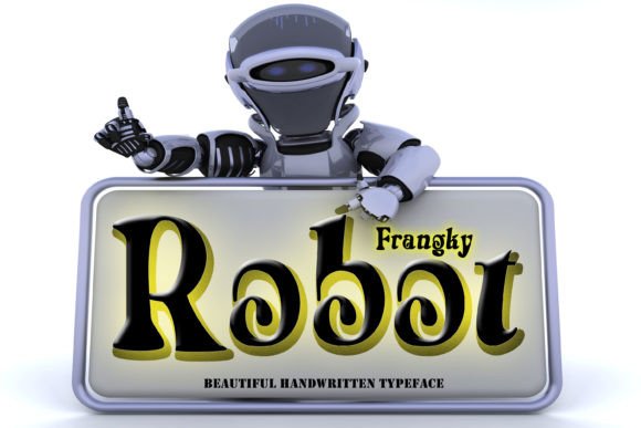 Robot Frangky: A Handwritten Font That Balances Simplicity and Style