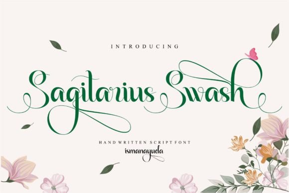 Sagitarius Swash: Handwritten Script Font for Marketers
