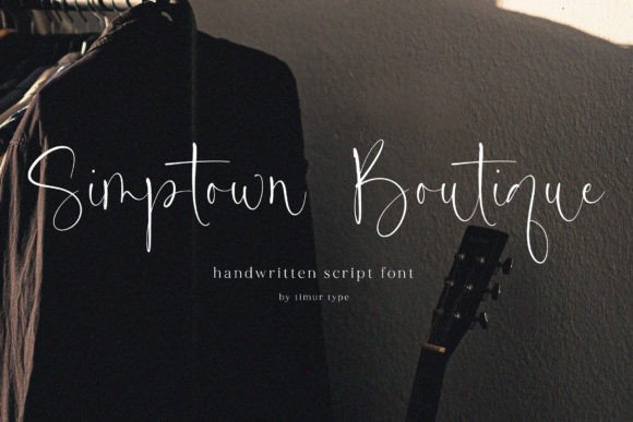 Simptown Boutique: A Web Designer's Review of This Handwritten Font