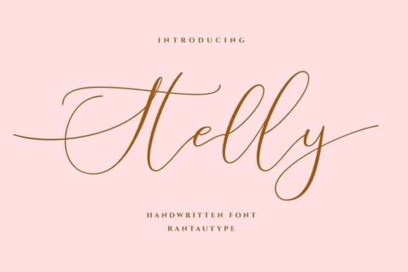 Stelly: A Modern Script Font for Standout Brand Content