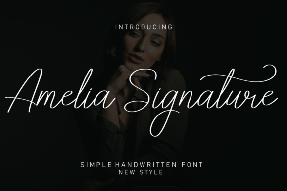 Testing Amelia Signature: A Handwritten Font for Real Branding Projects