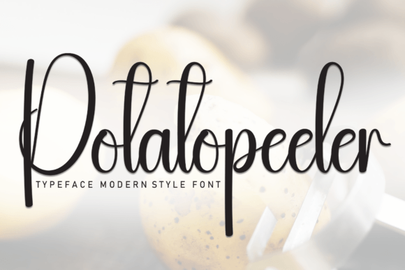 Using Potatopeeler: A Handwritten Font for Whimsical Branding