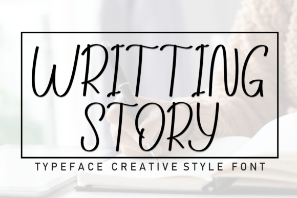 Writting Story Font: A Handwritten Typeface for Small Business Branding