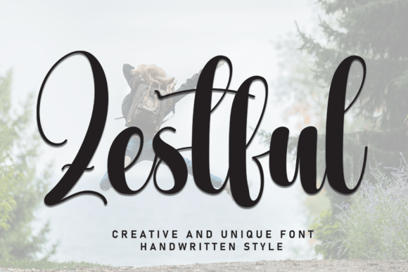Zestful: A Playful Handwritten Font for Web Designers